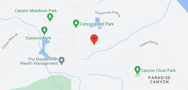 map of 40 Canyoncrest Point W